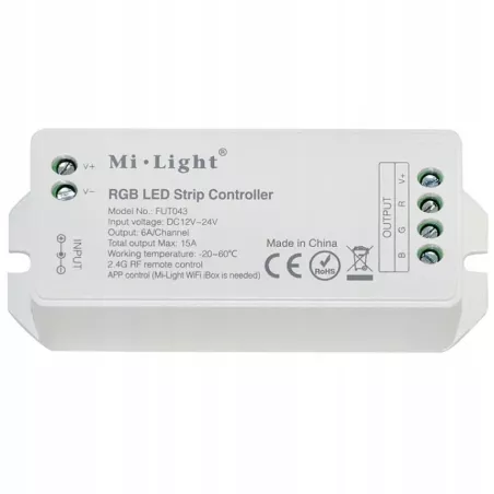 Kontroler Taśma LED RGB Milight FUT043 PROFESJONAL-6970602180384