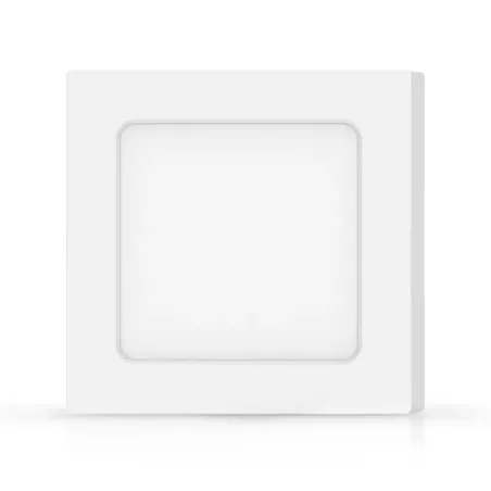 Plafon LED natynkowy kwadratowy 6W 3000K ciepła, 12,2×12,2 cm - 8433325210366