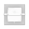 Plafon LED natynkowy kwadratowy 6W 3000K ciepła, 12,2×12,2 cm - 8433325210366
