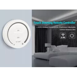 Naścienny kontroler RF Mi-Light do jednokolorowych taśm LED, zamontowany-5904703004356