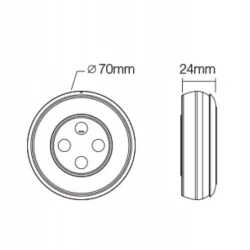 PILOT LED RGB+CCT S2 BIAŁY DO LED NAŚCIENNY Miboxer / MILIGHT S2-W-6970602182951