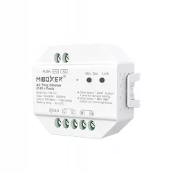 MiBoxer TRI-C1 Ściemniacz Dimmer AC 100-240V 2.4GHz RF Push 0-100% 150/300W-6970602181824
