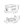 MiBoxer TRI-C1 Ściemniacz Dimmer AC 100-240V 2.4GHz RF Push 0-100% 150/300W-6970602181824