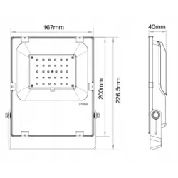 Milight FUTT03 Naświetlacz 30W RGB CCT halogen-6970602180506