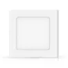 Plafon LED natynkowy kwadratowy 6W 6500K zimna, 12,2×12,2 cm - 8433325210380