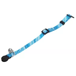 Klasyczna obroża dla kota z dzwoneczkiem rozmiar XS 1x20-30.5cm - 8719138143535