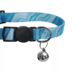 Klasyczna obroża dla kota z dzwoneczkiem rozmiar XS 1x20-30.5cm - 8719138143535