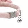 Elegancka obroża dla kota z kokardką lub kwiatkiem i dzwoneczkiem 30cm - 8719138143566