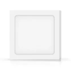 Downlight kwadratowy natynkowy LED E6 12W Żółte światło - 8433325210397