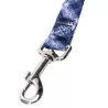 Podstawowa smycz dla psa z karabińczykiem w kratkę 1.5x120cm rozmiar S - 8719138143696