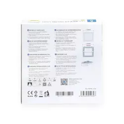 Plafon LED natynkowy kwadratowy 12W 3000K ciepła, 17,3×17,3 cm - 8433325210397
