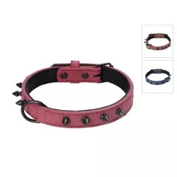 Klasyczna obroża dla psa z 8 ćwiekami rozmiar M 2xL45cm - 8719138143573