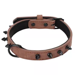 Klasyczna obroża dla psa z 8 ćwiekami rozmiar M 2xL45cm - 8719138143573
