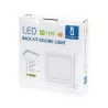 Plafon LED natynkowy kwadratowy 12W 4000K neutralna, 17,3×17,3 cm - 8433325210403