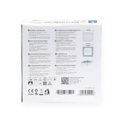 Plafon LED natynkowy kwadratowy 12W 4000K neutralna, 17,3×17,3 cm - 8433325210403