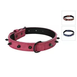 Klasyczna obroża dla psa z 8 ćwiekami rozmiar XL 3xL60cm - 8719138143597