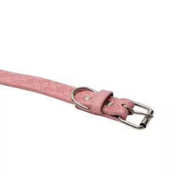 Obroża dla psa skórzana PU z tłoczonym wzorem liści rozmiar L 2x67cm - 8719138143634