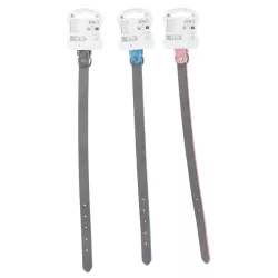 Obroża dla psa skórzana PU z tłoczonym wzorem liści rozmiar L 2x67cm - 8719138143634