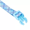 Obroża dla kota w elegancką kratkę rozmiar S 1.5x25-40cm z uchwytem - 8719138143665