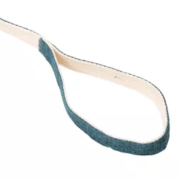 Smycz dla psa z karabińczykiem gładka jednobarwna 2x120cm rozmiar M - 8719138143764