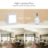 Plafon LED natynkowy kwadratowy 18W 4000K neutralna, 22,6×22,6 cm - 8433325210434