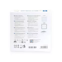Plafon LED natynkowy kwadratowy 18W 4000K neutralna, 22,6×22,6 cm - 8433325210434