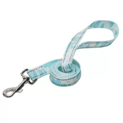 Smycz dla psa z karabińczykiem kamuflaż ciapki 1.5x120cm rozmiar M - 8719138143887