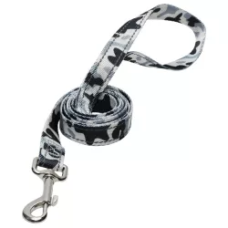 Smycz dla psa z karabińczykiem kamuflaż ciapki 2x120cm rozmiar L - 8719138143894