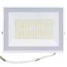 Halogen led 100W barwa zimna 6500K 9000lm w białej obudowie IP65 - 8433325001124