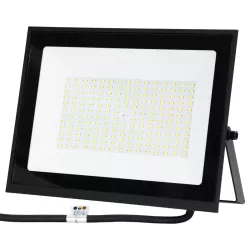 Halogen led 100W barwa zimna 6500K 9000lm w czarnej obudowie IP65 slim - 8433325001001