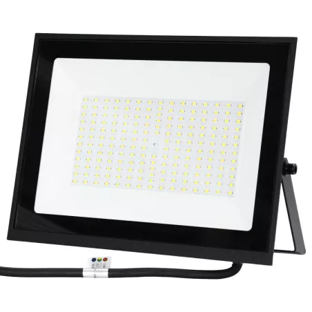 Halogen led 100W barwa zimna 6500K 9000lm w czarnej obudowie IP65 slim - 8433325001001