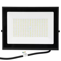 Halogen led 100W barwa zimna 6500K 9000lm w czarnej obudowie IP65 slim - 8433325001001