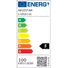 Halogen led 100W barwa zimna 6500K 9000lm w czarnej obudowie IP65 slim - 8433325001001