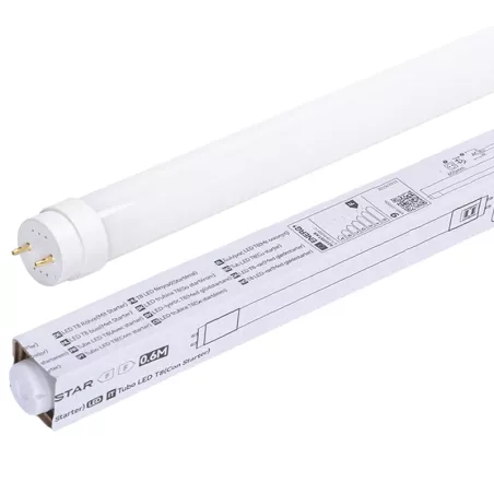 Świetlówka LED T8 9W 60cm zimna 6500K 900lm zamiennik z bezpiecznikiem - 8433325344443