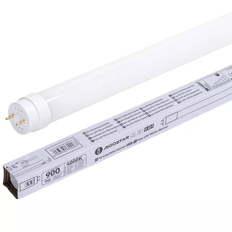 Świetlówka LED T8 9W 60cm neutralna 900lm zamiennik z bezpiecznikiem - 8433325344467