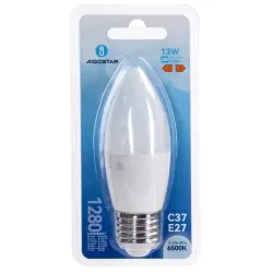 Żarówka LED świeczka C37 gwint E27 moc 13W zinna 6500K jasność 1280lm - 8433325350437