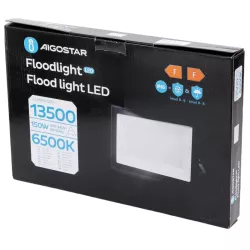 Halogen led 150W barwa zimna 6500K 13500lm w czarnej obudowie IP65 - 8433325000929