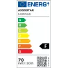 Halogen led 70W barwa zimna 6500K 6300lm światło iluminacyjne IP65 - 8433325417420
