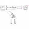 Adapter do słupa oświetleniowego 50mm-60mm-5904703019008