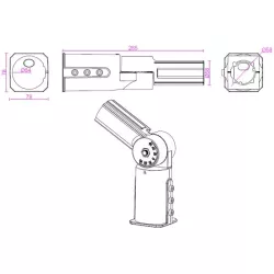 Adapter do słupa oświetleniowego 60mm-60mm-5904703019015