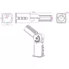 Adapter do słupa oświetleniowego 60mm-60mm-5904703019015