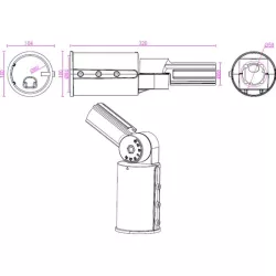 Adapter do słupa oświetleniowego 80mm-60mm-5904703019022