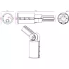 Adapter do słupa oświetleniowego 80mm-60mm-5904703019022