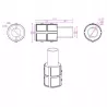 Adapter do słupa oświetleniowego prosty 80mm-60mm-5904703019527