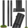SŁUP OŚWIETLENIOWY drogowy maszt 3M latarni ulicznych Ø60MM do lamp czarny-5904703028437