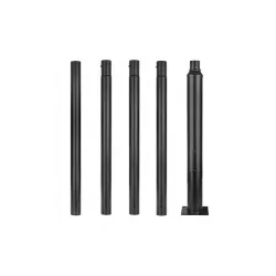 Słup oświetleniowy HQ 76mm 5m 22x22cm czarny-5904703028468