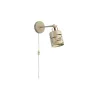 Kinkiet E27 LED Elen ruchomy x1 beż+złoty wtycz-5904703030218