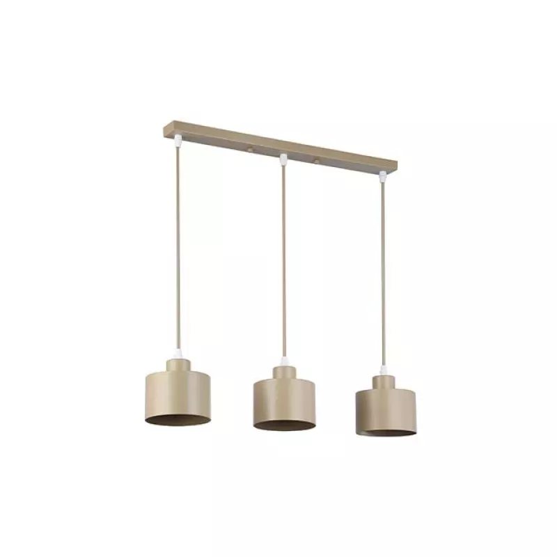 Oprawa wisząca E27 Elza x3 50cm beżowa-5904703030256