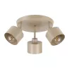 Kinkiet E27 LED Elza ruchomy x3 beżowy okrągły-5904703030294