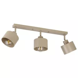 Kinkiet E27 LED Elza ruchomy x3 beżowy-5904703030300